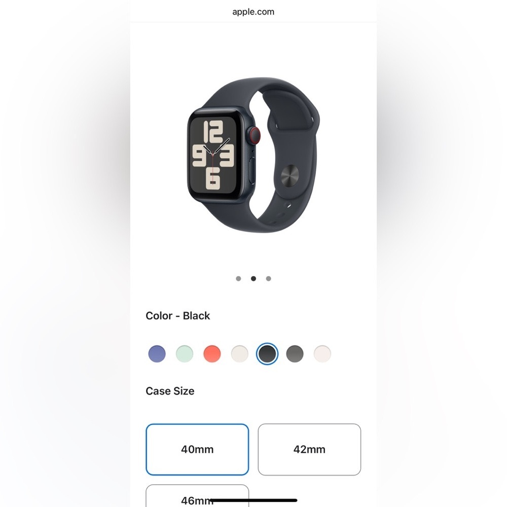 Black Silicone Apple Watch Sports Band Set